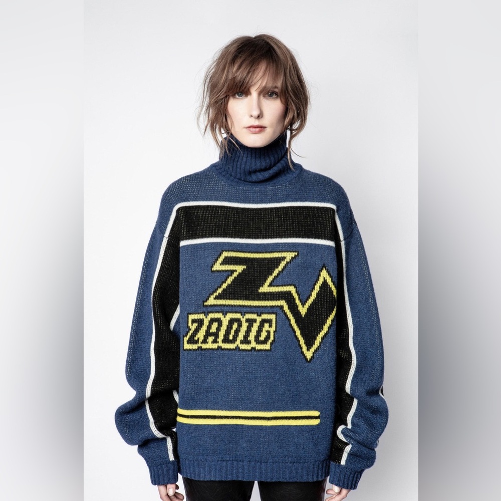 Zadig & Voltaire Cashmere/Wool Turtleneck Sweater